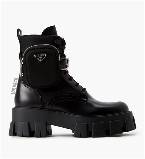 prada calzature donna bootshker bty|Prada ankle boots women.